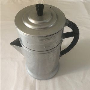 Vintage wear ever aluminium percolator coffee pot